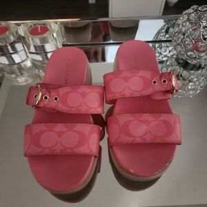Coach Pink Women's Sandals